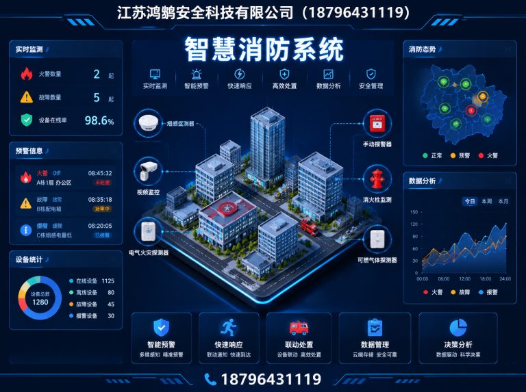 鹤岗消防通信指挥展示图