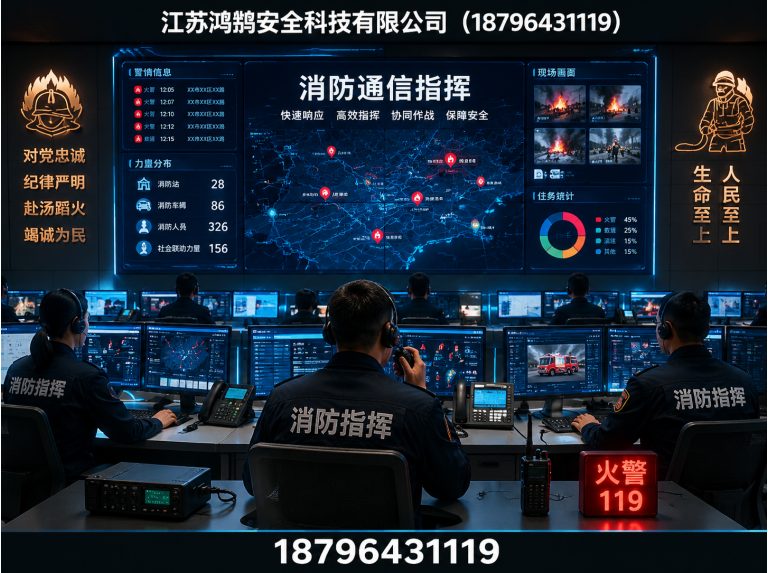 鹤岗智慧消防系统展示图